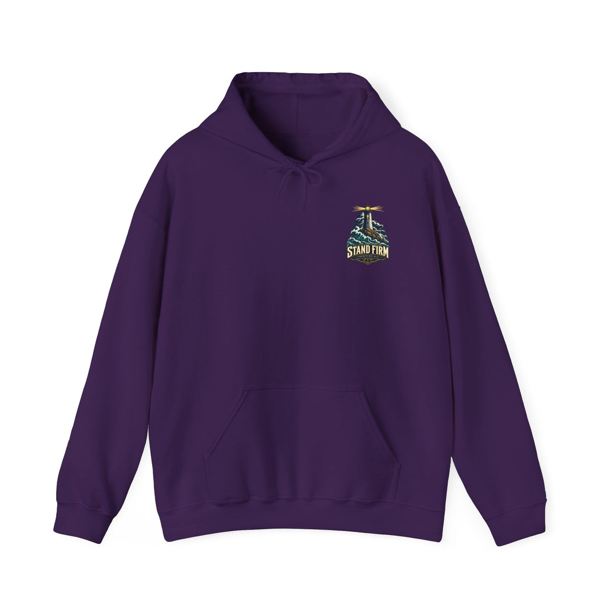 Stand Firm Lighthouse Hoodie - 1 Corinthians 16:13