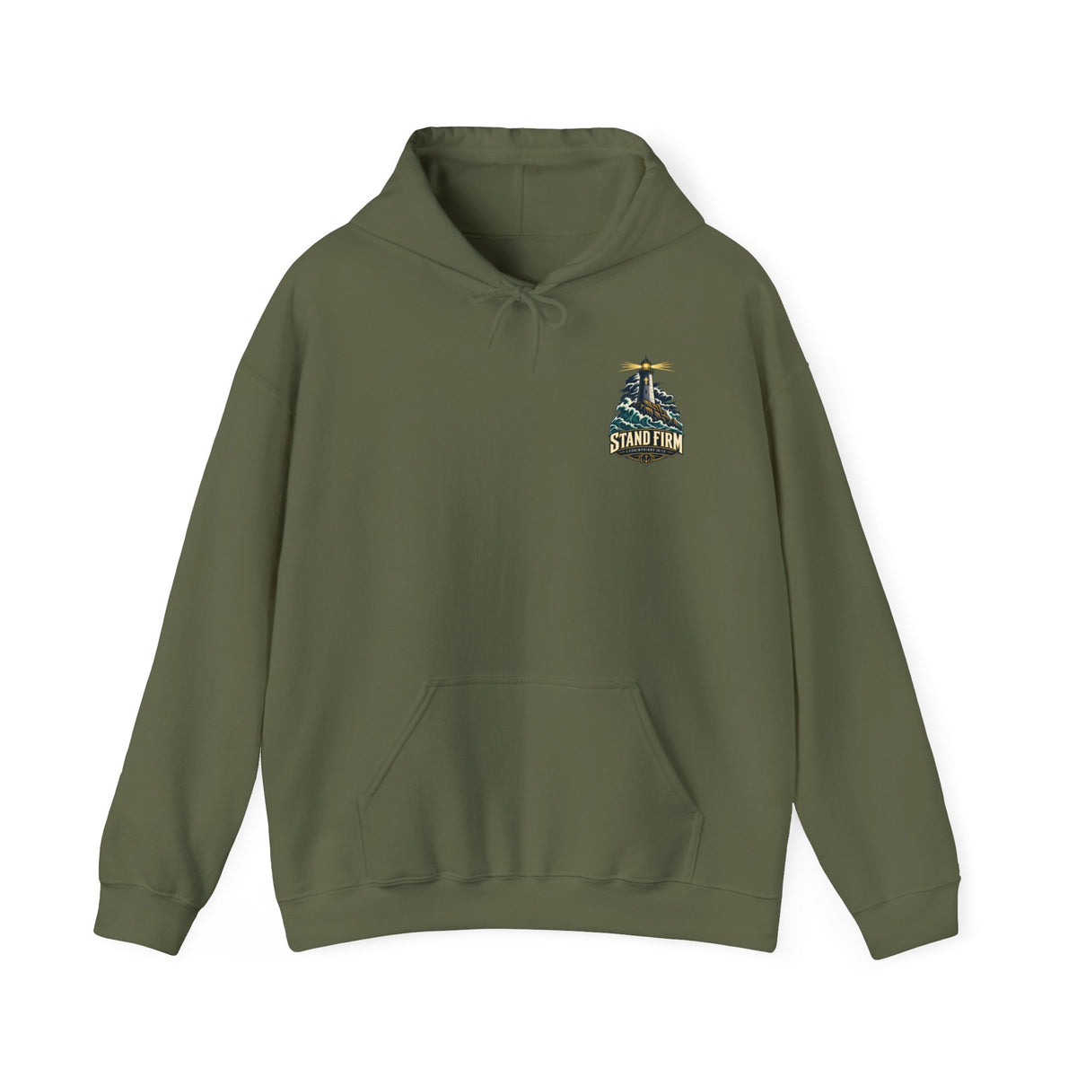 Stand Firm Lighthouse Hoodie - 1 Corinthians 16:13