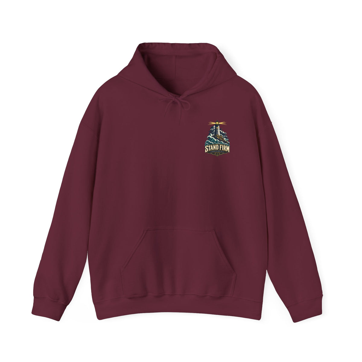 Stand Firm Lighthouse Hoodie - 1 Corinthians 16:13