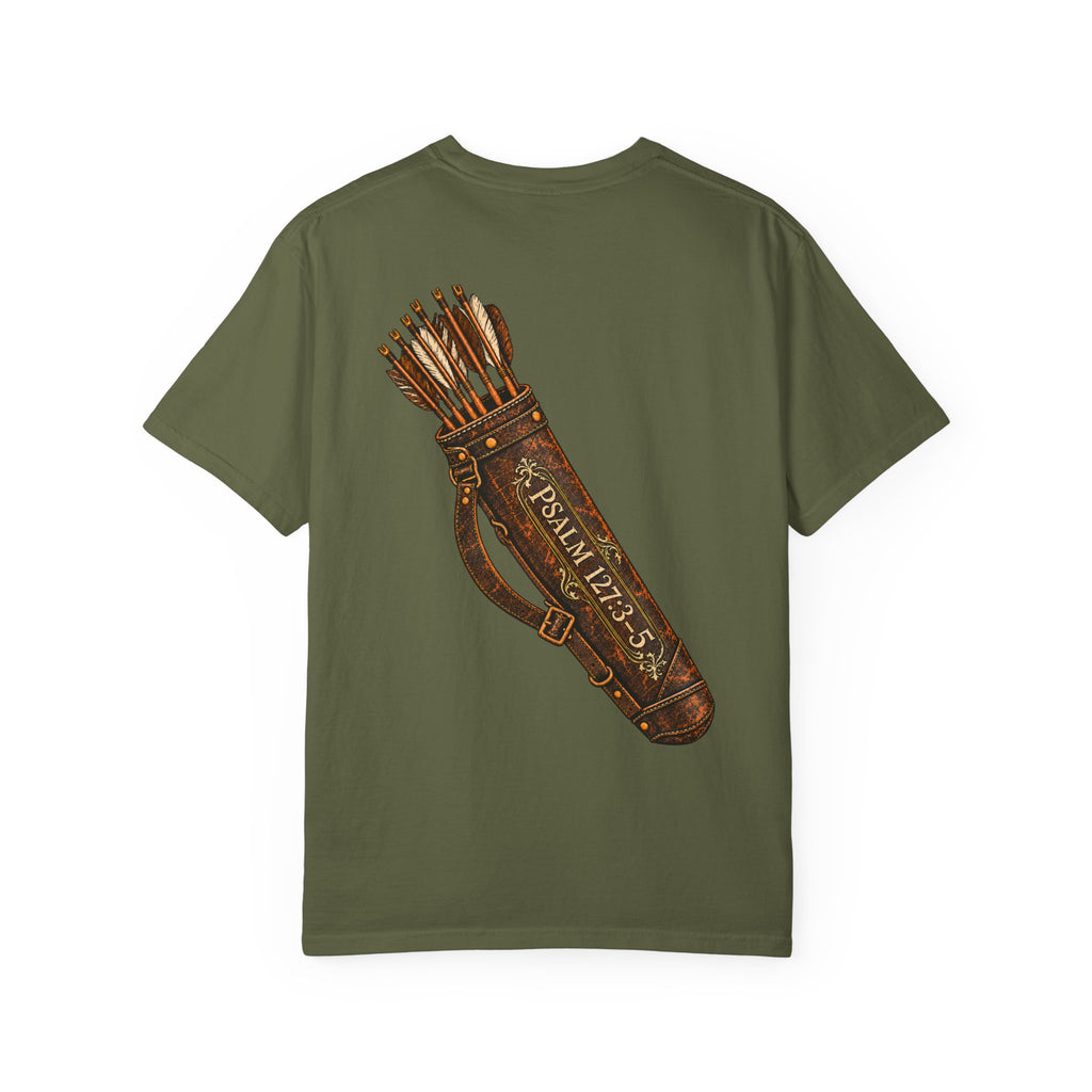 Full Quiver Father T-Shirt - Quiver on the Back