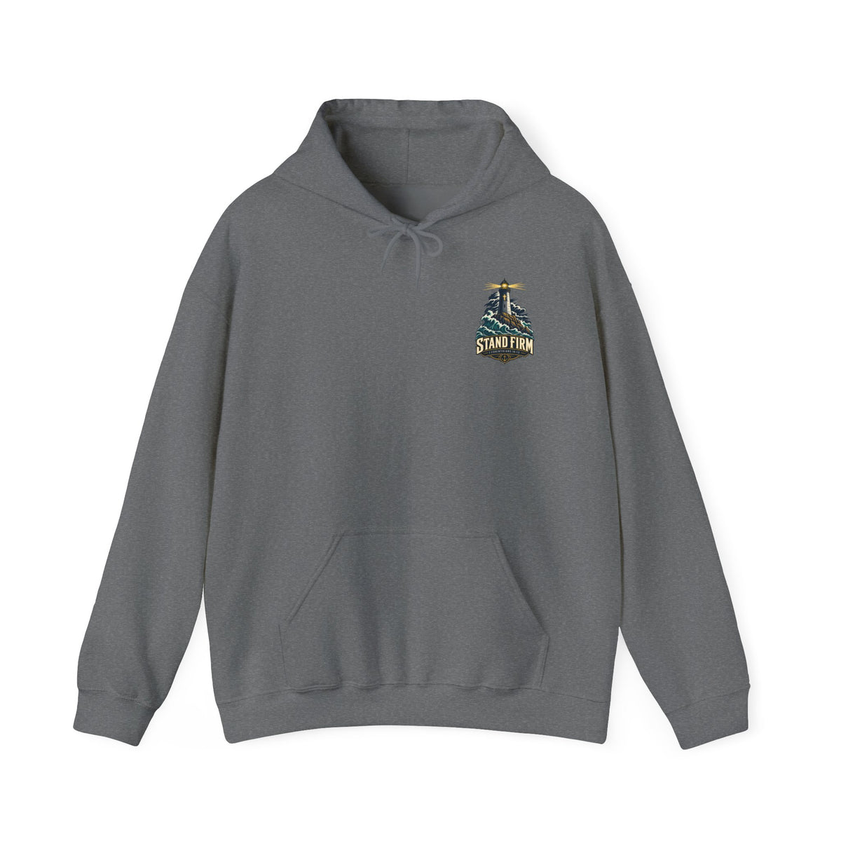 Stand Firm Lighthouse Hoodie - 1 Corinthians 16:13