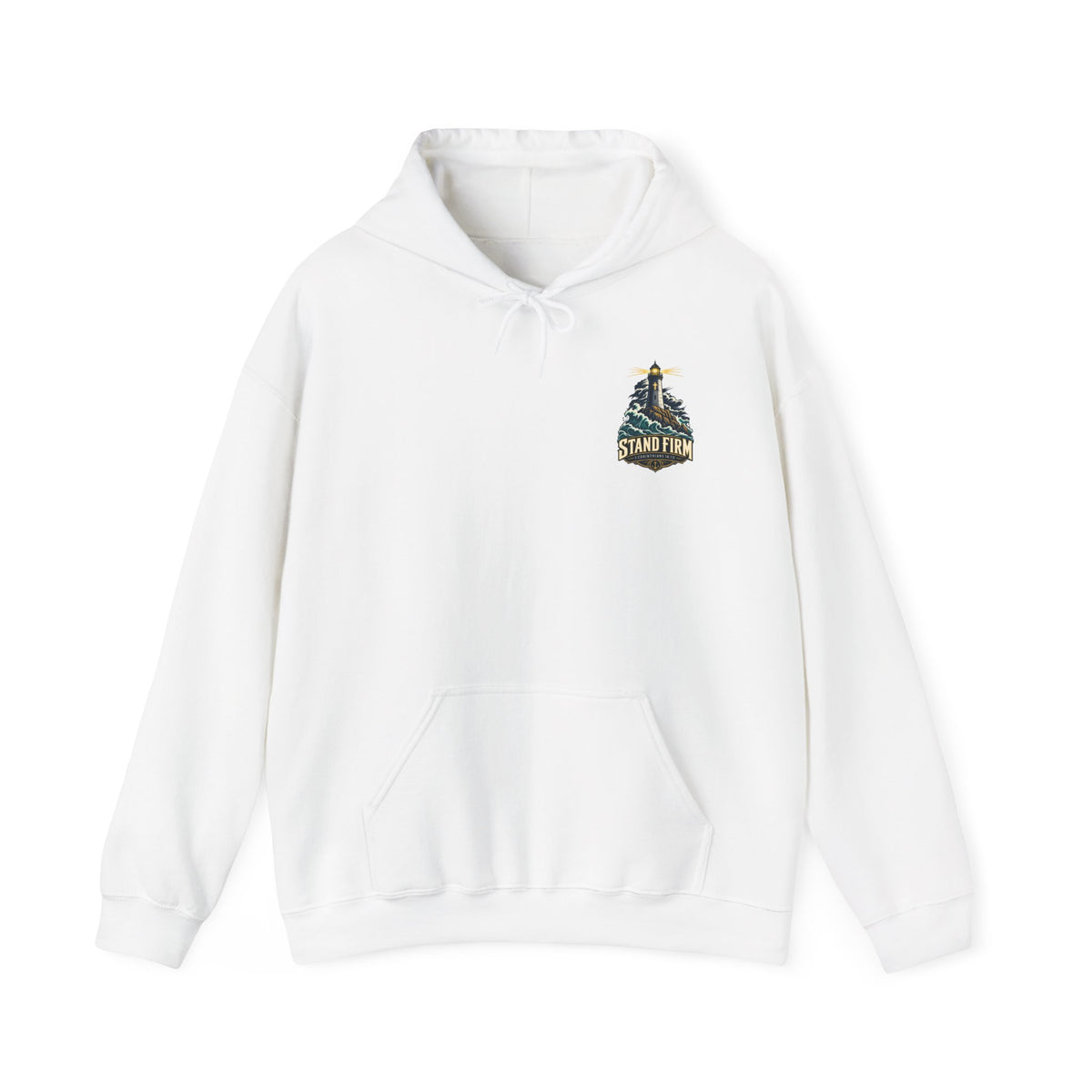 Stand Firm Lighthouse Hoodie - 1 Corinthians 16:13