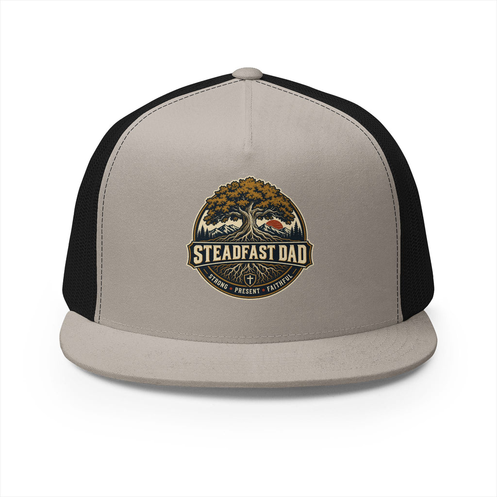 Steadfast Dad Trucker Cap — Strong, Present, Faithful